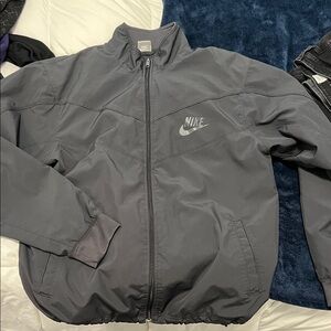 Nike Men's Charcoal Windbreaker Jacket
